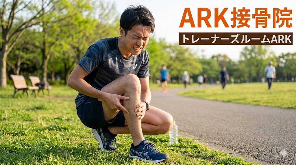 大府市で鵞足炎で膝が痛い男性