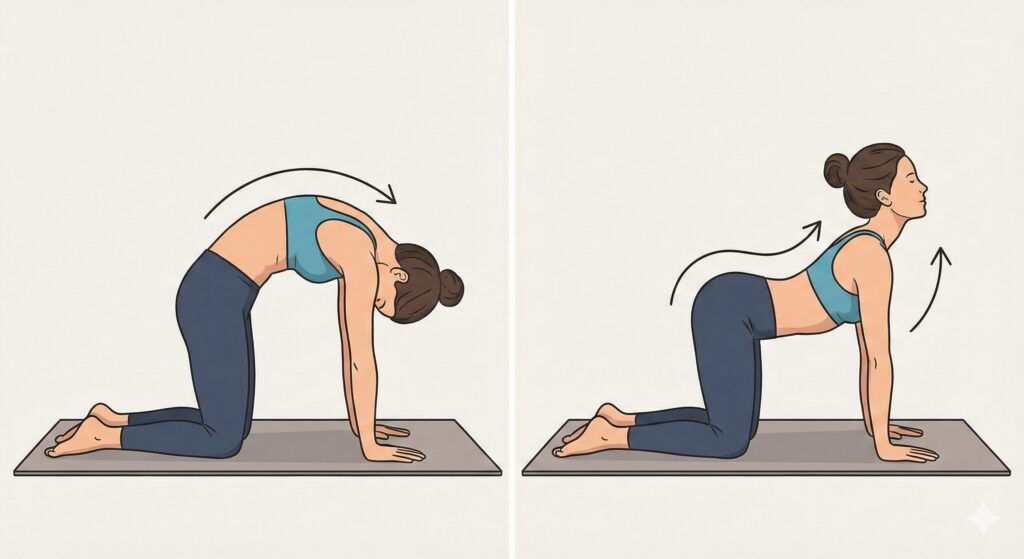 東海市で胸椎の動きを出す運動の解説