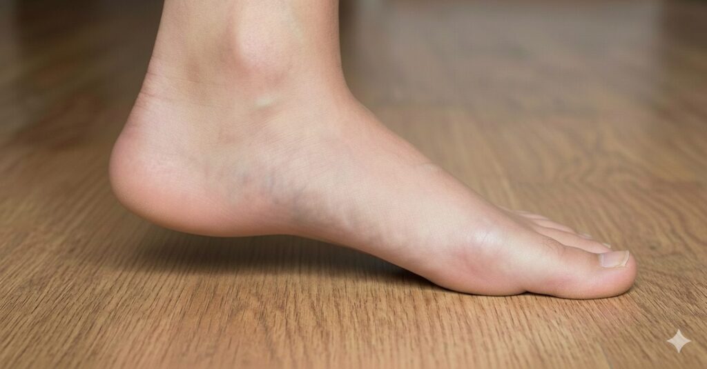 東海市ARK接骨院でのハイアーチの解説写真