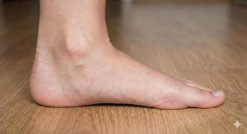 東海市ARK接骨院での扁平足解説写真