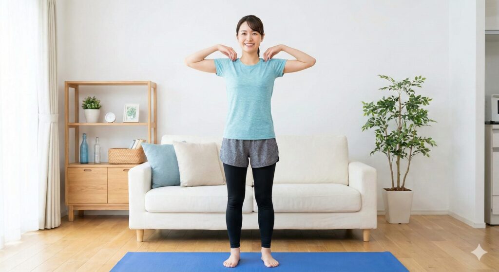 東海市で肩こり解消の運動指導