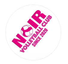 バレーボールチームnoirのチームロゴ