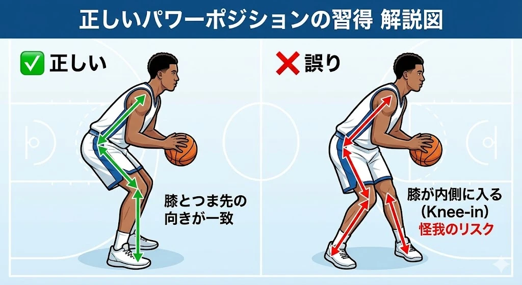 東海市で膝に痛みが出ないパワーポジションの作り方