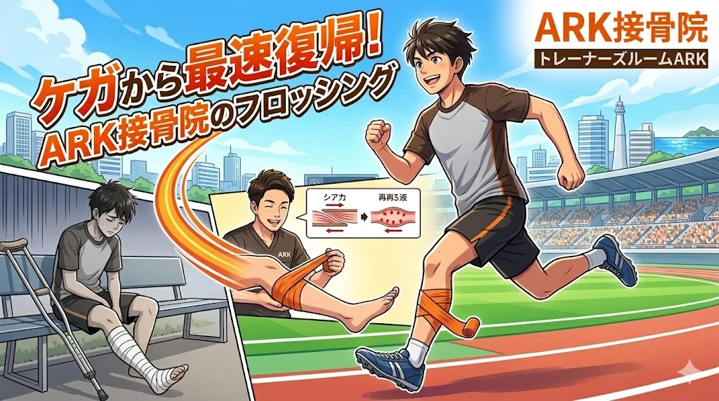 東海市でフロッシングの力で怪我から早期復帰