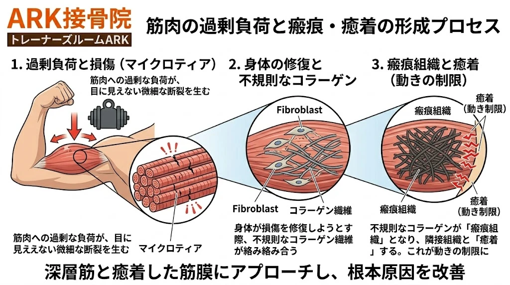 大府市でディープティシューマッサージによる怪我の痛みのケア