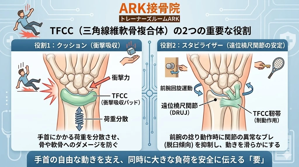 大府市で手首の痛みはTFCC損傷の可能性