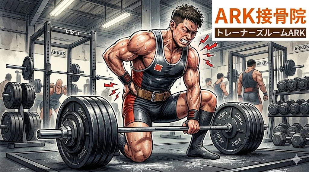 大府市で筋トレ中に腰が痛いトレーニー