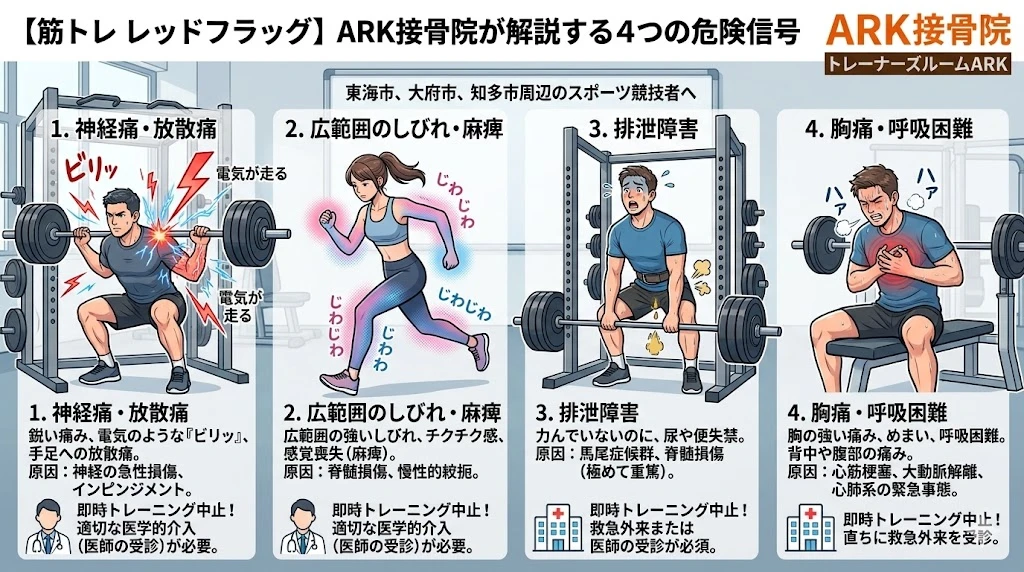 知多市で筋トレでのレッドフラッグ解説