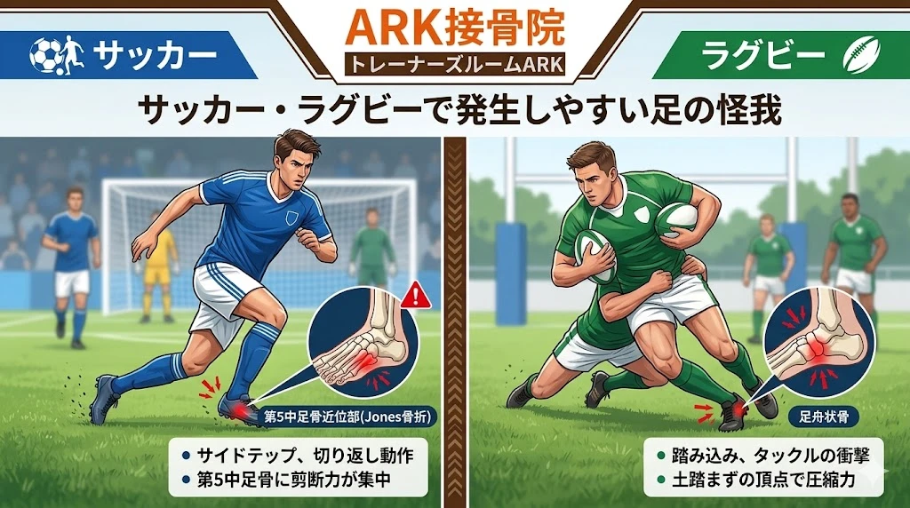 大府市でサッカーによる疲労骨折のアクティブリハビリ