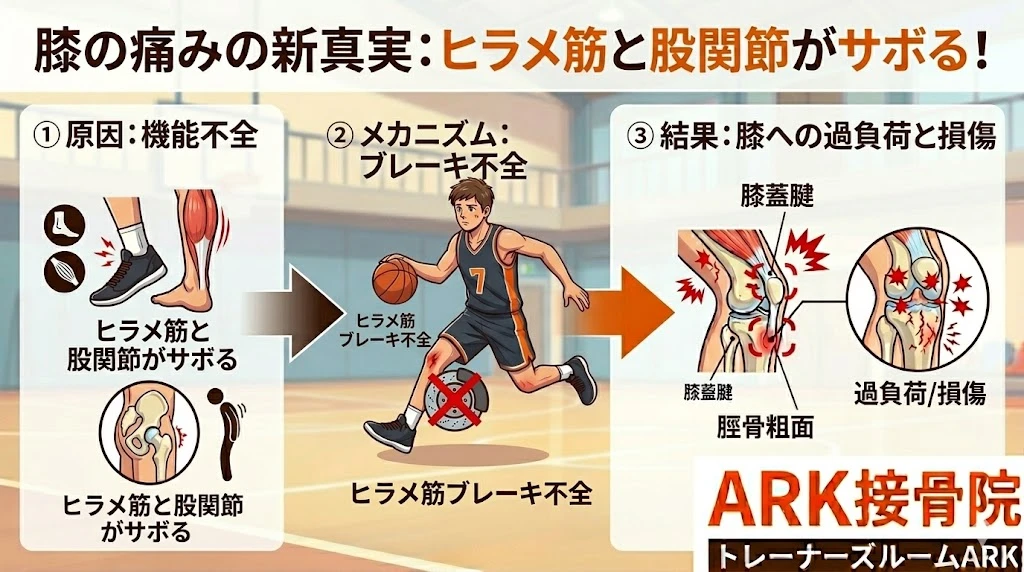 東海市でバスケットボールでの膝の痛みはオスグッドかジャンパー膝かもしれない