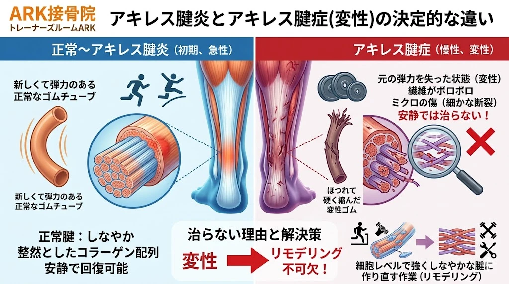刈谷市でアキレス腱の痛み