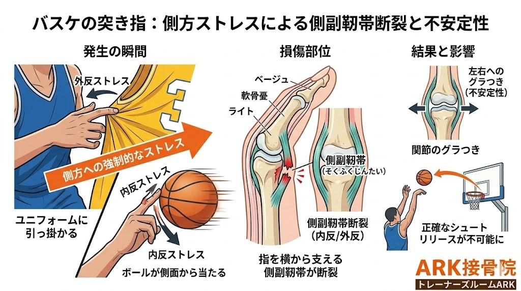 常滑市でバスケットボールによる指の痛みは突き指