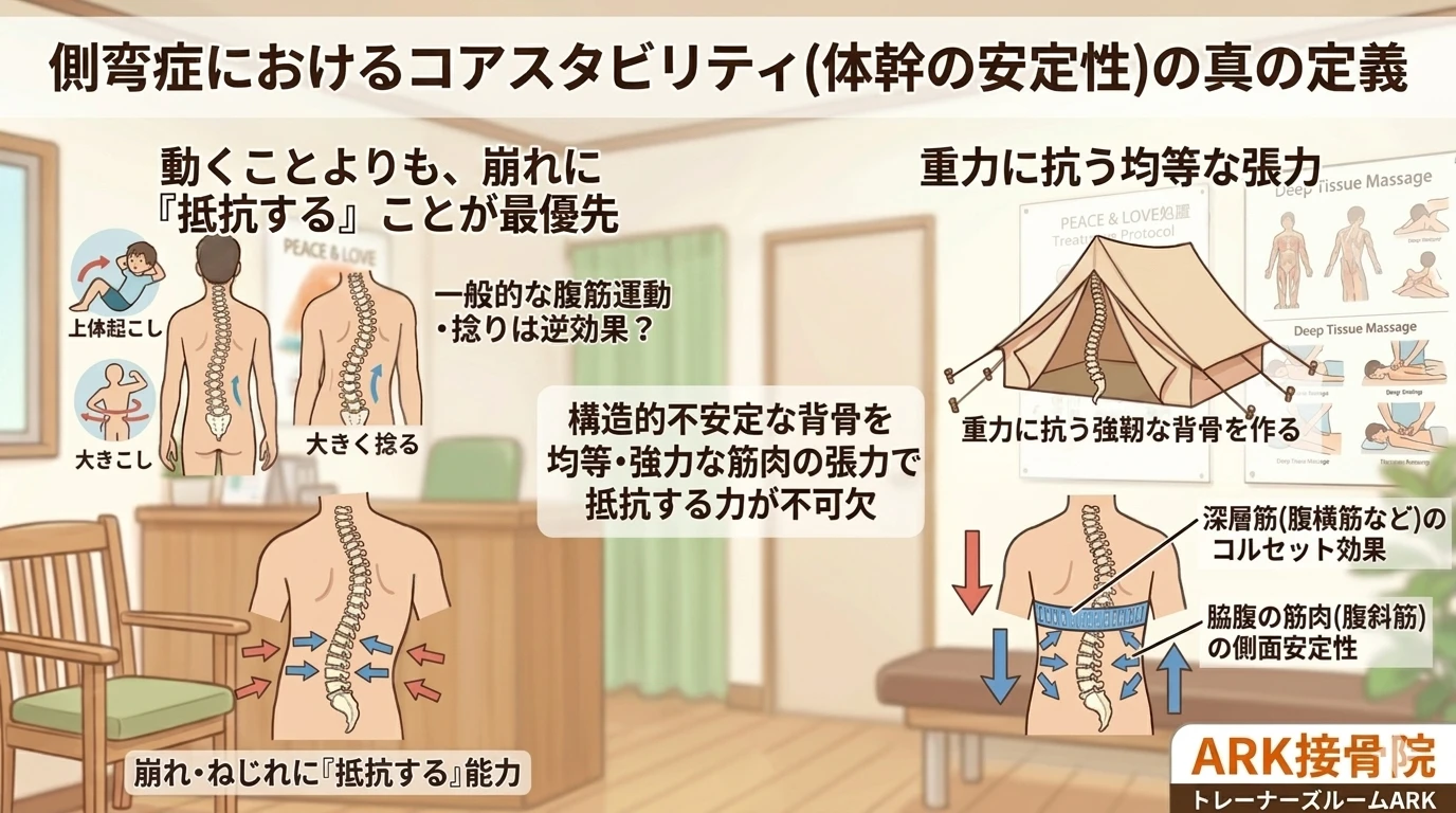 知多市で側弯症による脚のしびれ