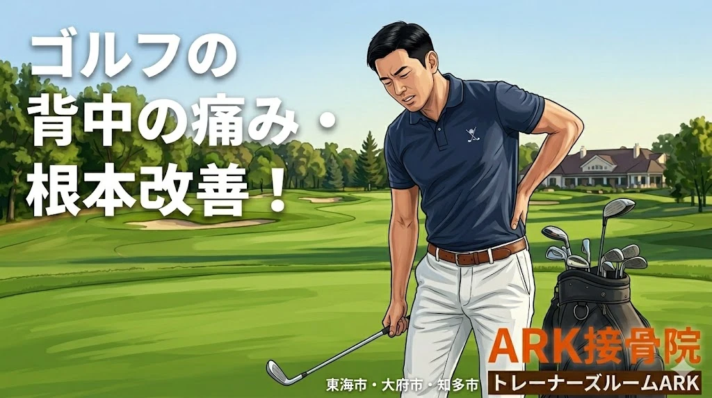 東海市で背中の痛みの対処はARK接骨院