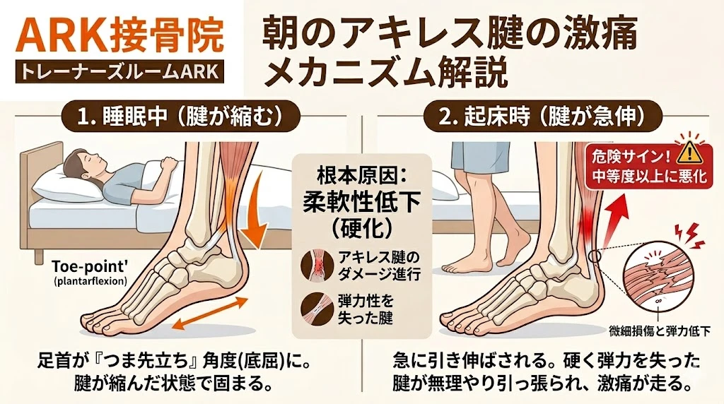 名古屋市南区でアキレス腱の痛み