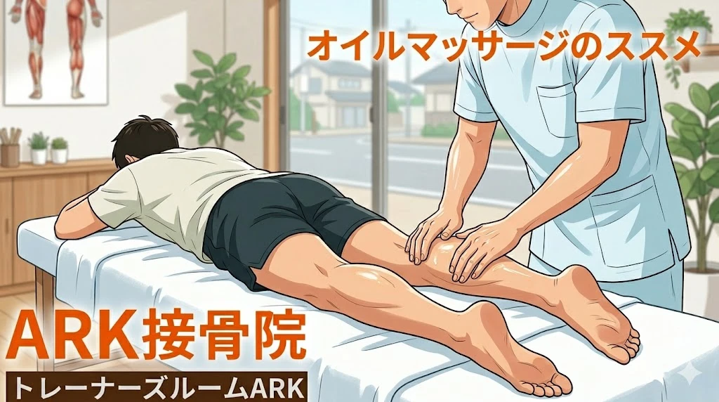 東海市でオイルマッサージによる疲労回復
