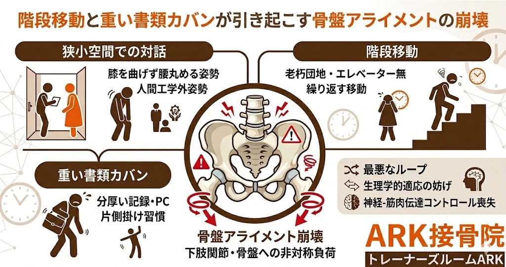 大府市で相談員を蝕む腰痛