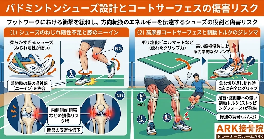 東海市で床の硬さによる足関節の捻挫