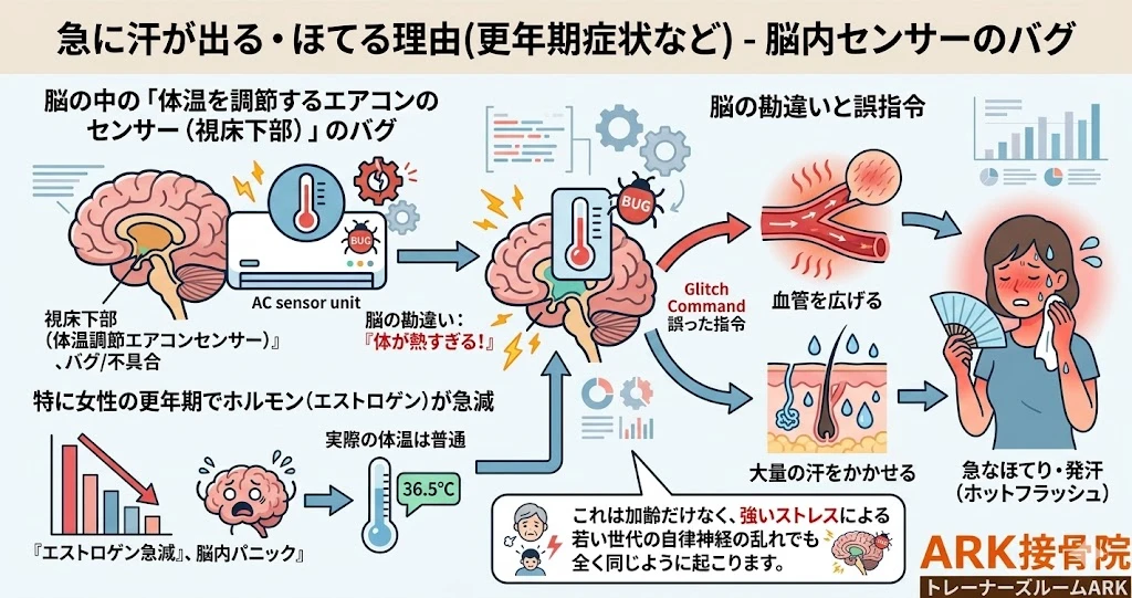東海市で更年期での自律神経の乱れ