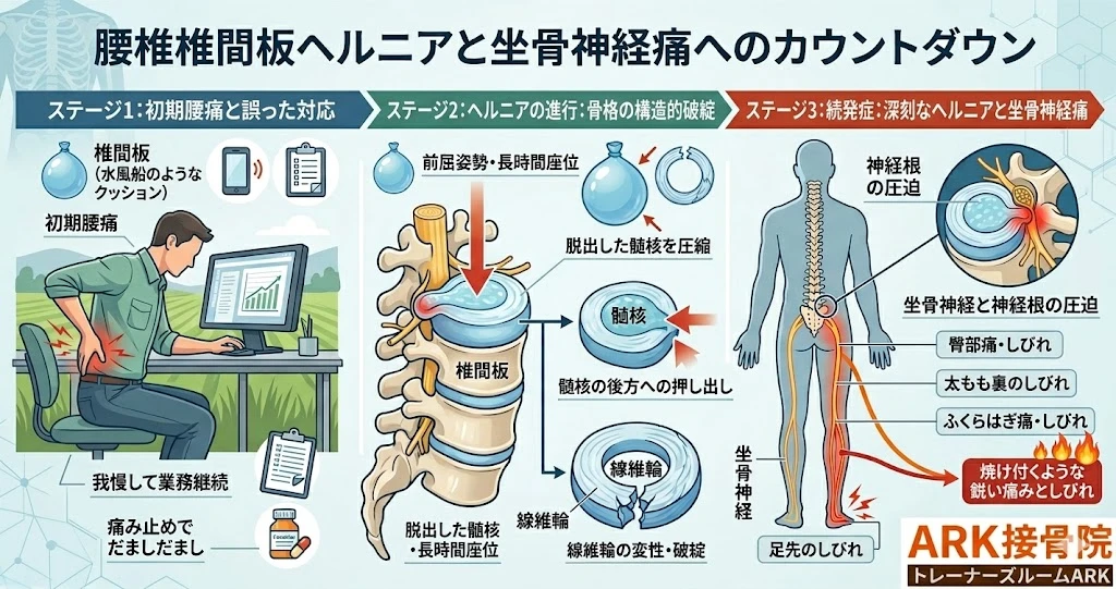 知多市で生活相談員に多い腰椎椎間板ヘルニア