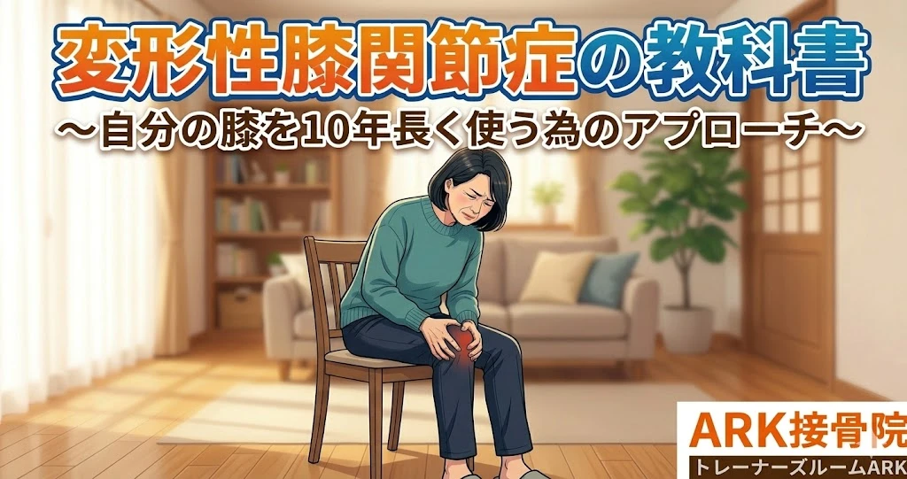 東海市で変形性膝関節症の膝の痛みを克服