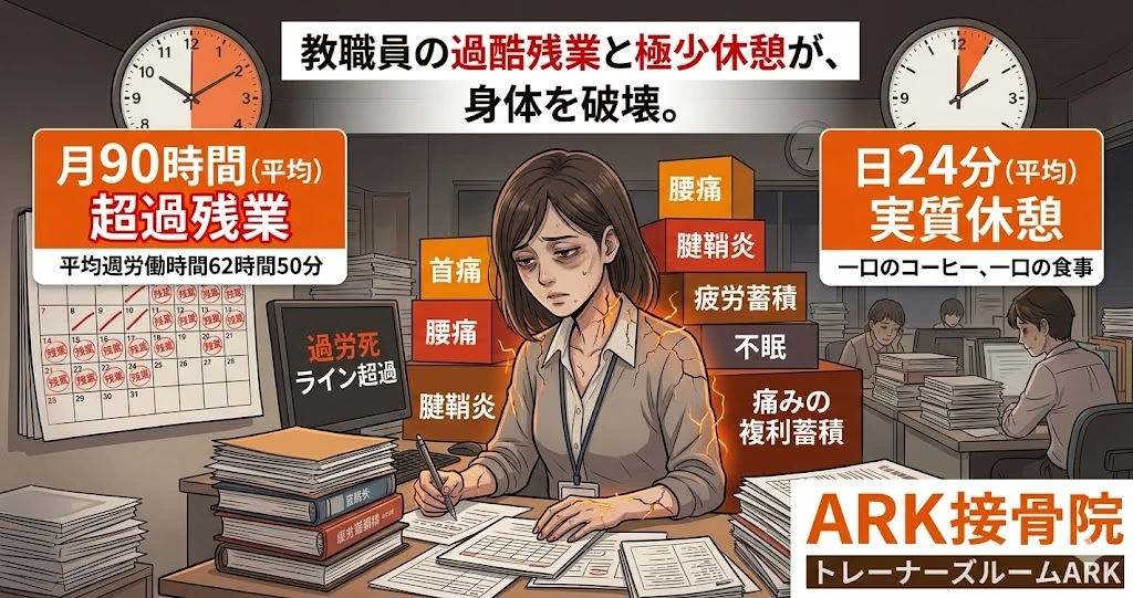 大府市で休憩時間が取れない教員のリアル