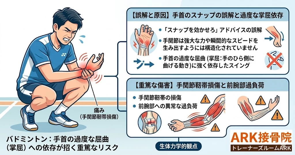 大府市でバドミントンによる手関節の痛み