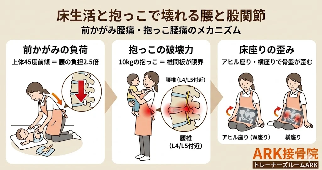 大府市で保育士のヘルニア