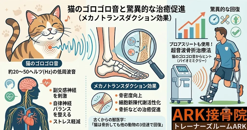 知多市で超音波治療器に似た猫のゴロゴロ音