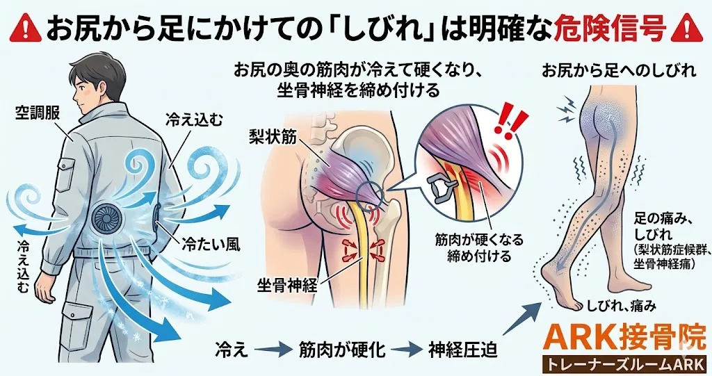 大府市で空調服が原因で引き起こされる坐骨神経痛