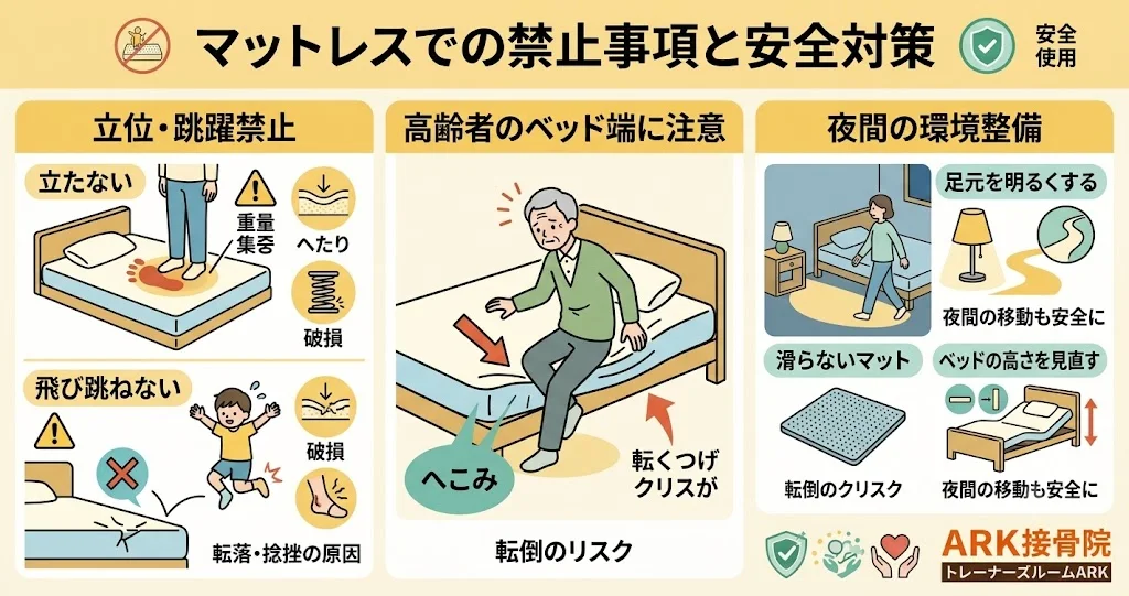 マットレス運用での安全性