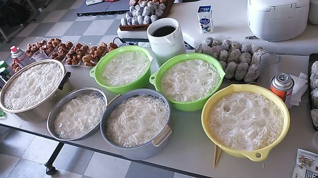 バスケットボール部トレーナー時の補食準備