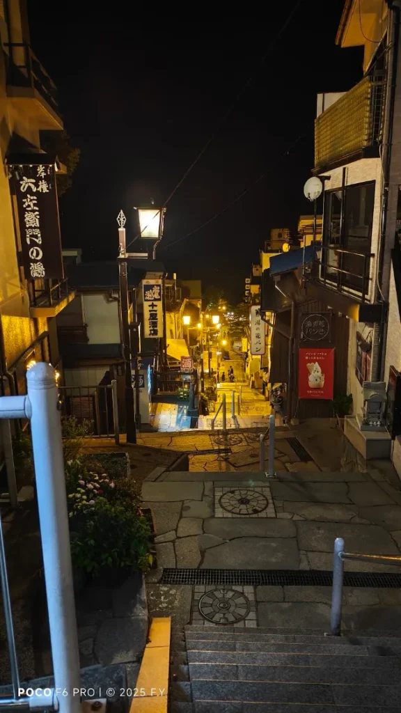 伊香保温泉階段の様子