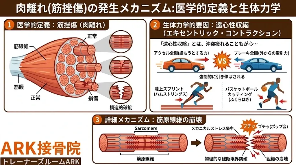 新体操における肉離れのメカニズム