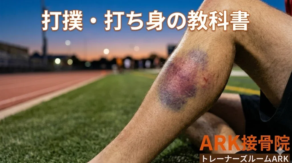 ハンドボールでよく起こる打撲と対処
